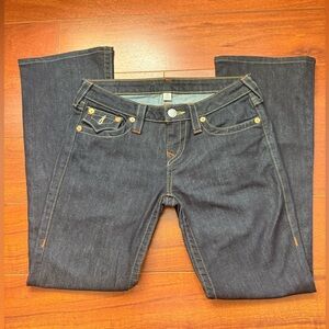 True Religion Dark Blue Boot Cut Jeans